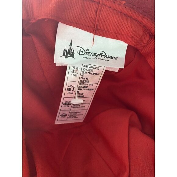 Disney Parks Red Wool Floppy Hat Mickey Mouse‎ - Picture 4 of 6